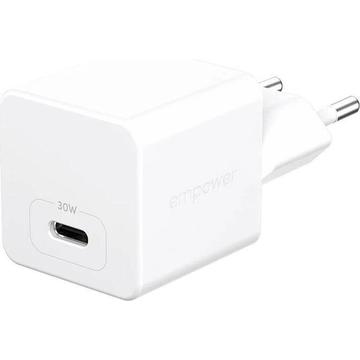 Empower by PanzerGlass Turbo USB-C Oplader 30W - Wit