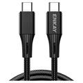 Enkay Power Delivery USB-C Kabel - 100W, 5A, 1m - Zwart