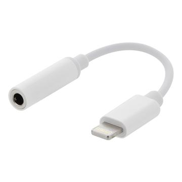 Epzi Lightning-naar-3,5mm Audio-adapter - 45 mm - Zilver