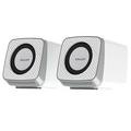Erazer A200 2.0 bedrade desktopluidsprekers - wit