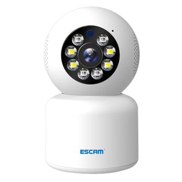 Escam PT300 Pan Tilt Beveiligingscamera - 1080P - Wit