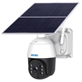 Escam QF724 Waterdichte Beveiligingscamera op Zonne-Energie - 3.0MP, 30000mAh (Geopende verpakking - Bulkverpakking