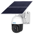 Escam QF724 Waterdichte Beveiligingscamera op Zonne-Energie - 3.0MP, 30000mAh