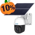 Escam QF724 Waterdichte Beveiligingscamera op Zonne-Energie - 3.0MP, 30000mAh