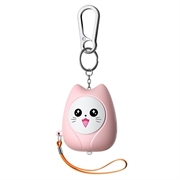 Essager H7 Persoonlijk sleutelhanger-veiligheidsalarm - 130dB - Roze
