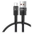 Essager Quick Charge 3.0 USB-C Kabel - 66W - 1m - Zwart