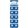 EverActive AG10 LR1130/LR54 Alkaline knoopcel batterijen - 10 stuks.