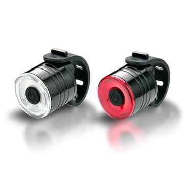 EverActive BL-X3R LED-fietsverlichtingsset met 3 standen - Zwart
