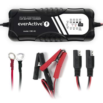 EverActive CBC-10 v2 Slimme Autolader 12V/24V - VRLA/AGM/VLA SLA/WET/GEL/LAD ACID