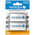 EverActive Professional Line EVHRL20-10000 Oplaadbare D batterijen 10000mAh - 2 stuks.