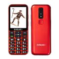 Evolveo EasyPhone LT 4G seniorentelefoon met SOS GPS-locatie & oplaadstandaard - Rood