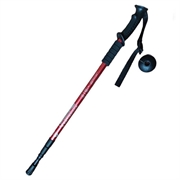 Uitschuifbare 3-delige wandelstok - 135cm - Rood