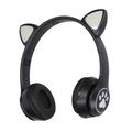Extralink Cat-Ear draadloze koptelefoon voor kinderen - Zwart