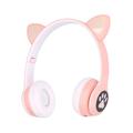 Extralink Cat-Ear draadloze koptelefoon voor kinderen - Roze
