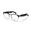 F20 Slimme AI-bril met vertaling, Bluetooth Muziek / Gesprekken - Anti-Blue Light Bescherming - Zilver / Zwart