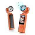 F21 2-in-1-handcamera met luchtkoelventilator - oranje