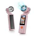 F21 2-in-1-handcamera met luchtkoelventilator - roze