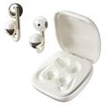 F22 Oorklem OWS draadloze hoofdtelefoon met ENC ruisonderdrukking en Bluetooth 6.0 - Wit