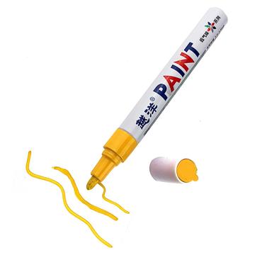 Flysea FS-110 Watervaste Marker voor Hobbygebruik - Voor Metaal, Steen, Plastic & Papier - Geel