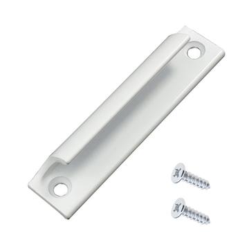 Vingergreep / Meubelgreep in Aluminium - 9cm