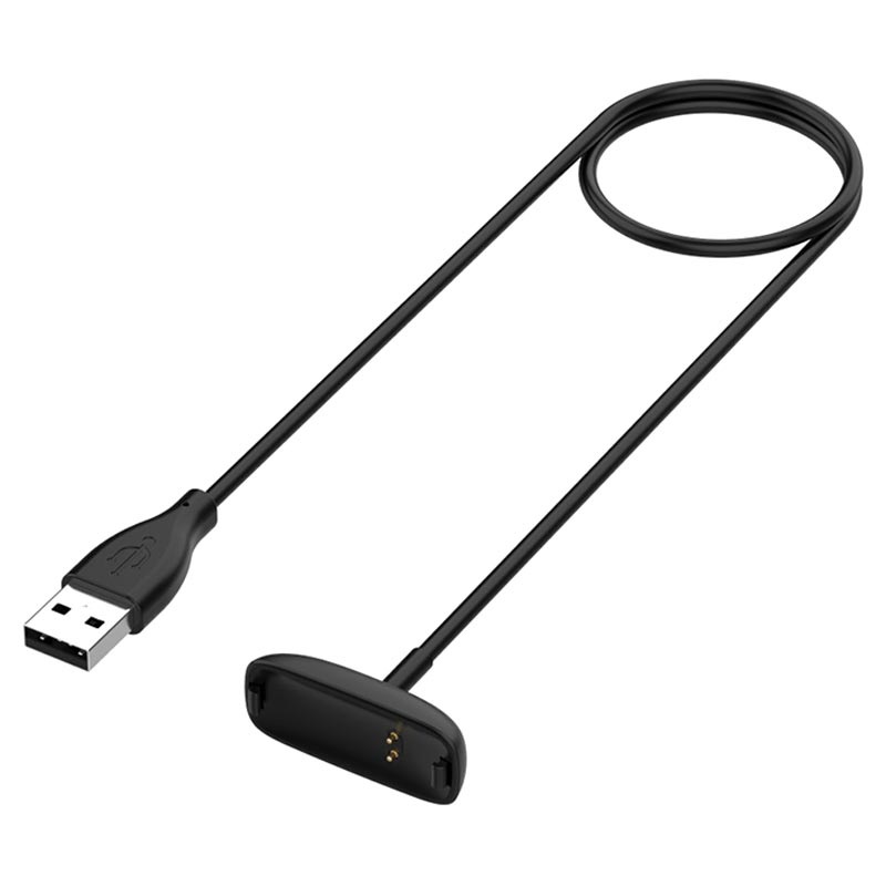 Fitbit Inspire 3 USB Oplaadkabel - 1m - Zwart