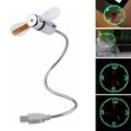 Flexibele USB Koelventilator met Zwanenhals en LED Klokweergave