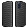 OnePlus Nord CE 2 Lite 5G Flip Hoesje - Koolstofvezel - Zwart