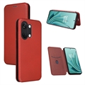 OnePlus Ace 2V/Nord 3 Flip Hoesje - Koolstofvezel