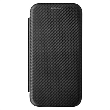 Motorola Moto G71 5G Flip Cover - Koolstofvezel - Zwart