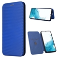Samsung Galaxy A34 5G Flip Hoesje - Koolstofvezel