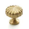 Flora meubelknop in messing - Goud