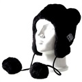 Fluffy Beanie Hat Bluetooth Headset