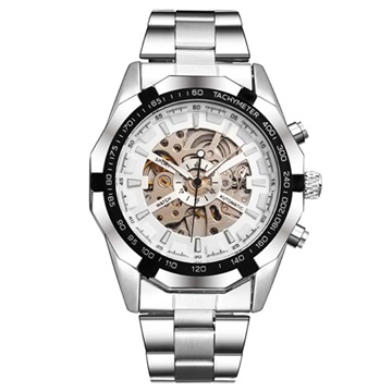 Fngeen Elegant Mechanisch Horloge voor Heren - Wit