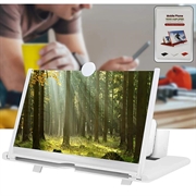 Opvouwbare schermvergroter / telefoonhouder - Wit