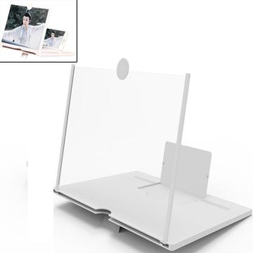 Opvouwbare schermvergroter / telefoonhouder - Wit