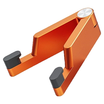 Inklapbare telefoonhouder van aluminiumlegering voor smartphones/tablets 4-7" - Oranje