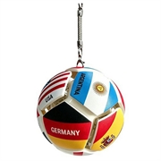 Voetbal-fidget-sleutelhanger met vlaggen van 12 landen - Voetbal-antistressbal