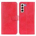 Samsung Galaxy S23+ 5G Portemonnee Hoesje met Standaardfunctie - Rood