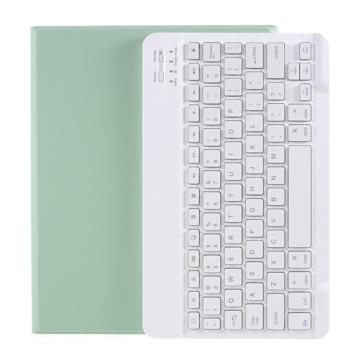 iPad Air 2024/2022/2020 Bluetooth-toetsenbordhoes met Pensleuf - Licht Groen