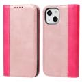 Elegance Series iPhone 14 Plus Wallet Case - Rose Gold / Hot Pink