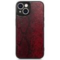 Snake Series iPhone 14 Gecoat Hoesje - Rood