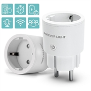 Forever Light FLSP10B WiFi Smart Plug met App Control - 240V, 10A