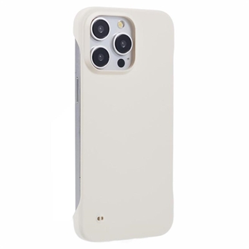 iPhone 16 Pro Max Frameloze Plastic Hoesje - Wit