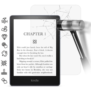 Amazon Kindle Paperwhite (2024) Full Cover Glazen Screenprotector - Doorzichtig