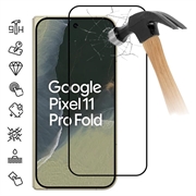 Google Pixel 11 Pro Fold Volledige Dekking Glazen Screenprotector - 9H - Zwarte rand