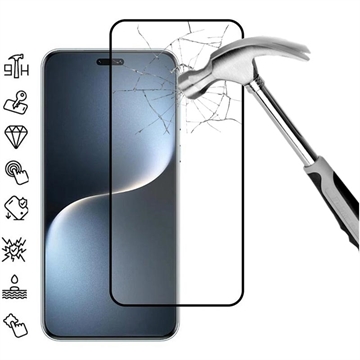 Honor Magic7 Pro Full Cover Glazen Screenprotector - Zwarte Rand
