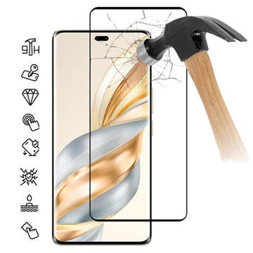Honor X60 Pro Full Cover Glazen Screenprotector - Zwarte Rand