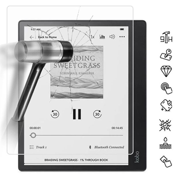 Kobo Elipsa 2E Full Cover Glazen Screenprotector - Doorzichtig