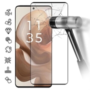 Motorola Edge 50 Full Cover Glazen Screenprotector - Zwarte Rand