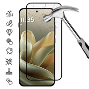 Motorola Edge 70 Pro Volledige Dekking Glazen Screenprotector - 9H - Zwarte rand